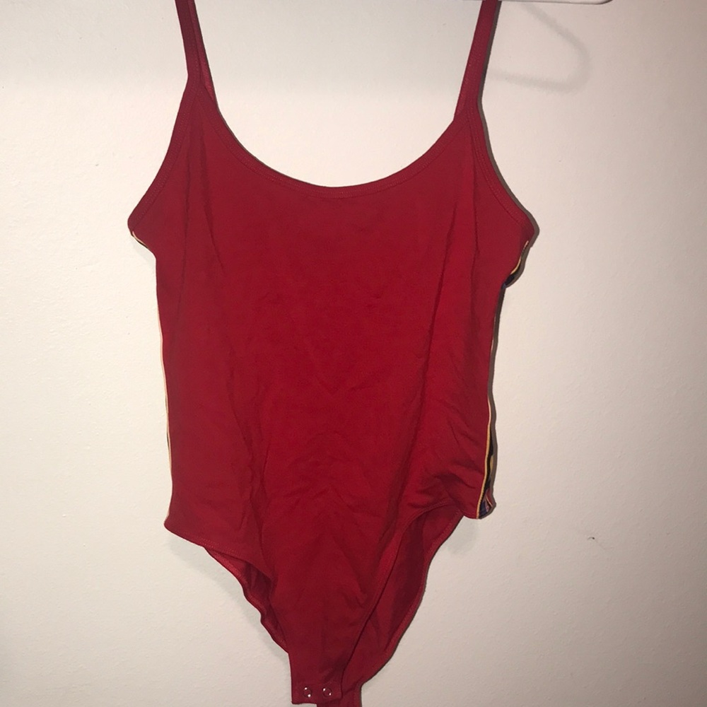 Super sexy red body suit